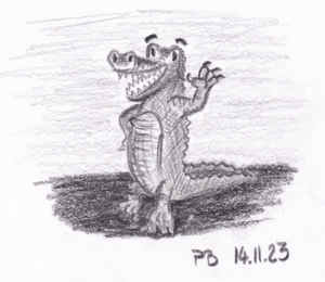 Un gentil crocodile (Nov 14, 2023)
